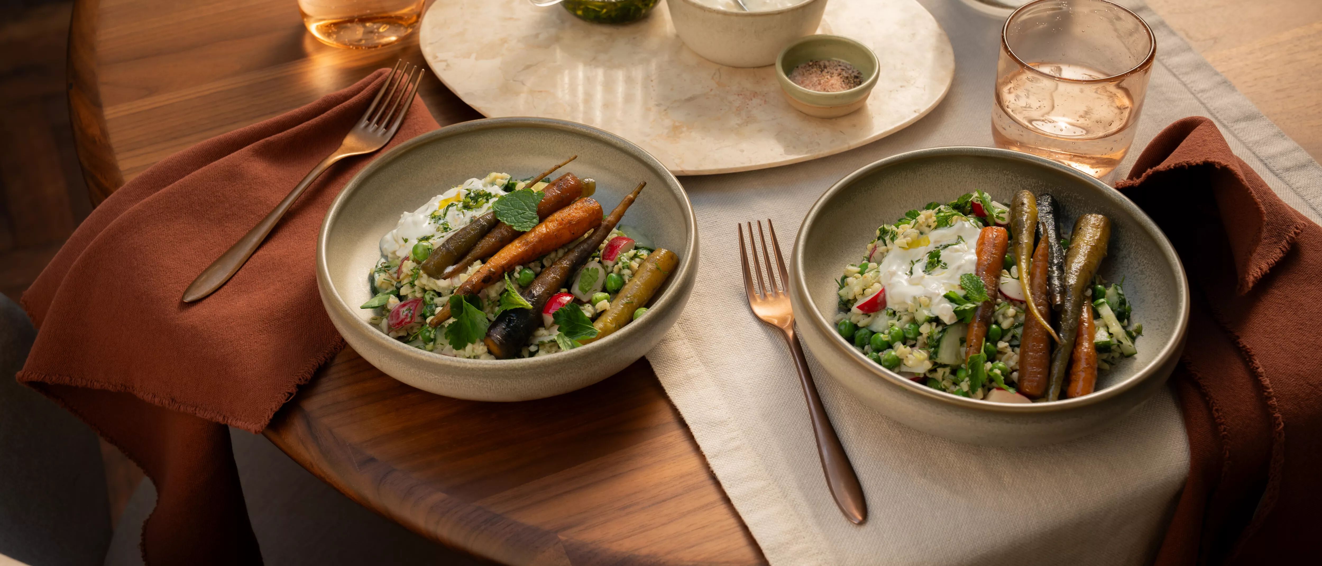 Easy Dinner time: Herby, zesty grains bowl